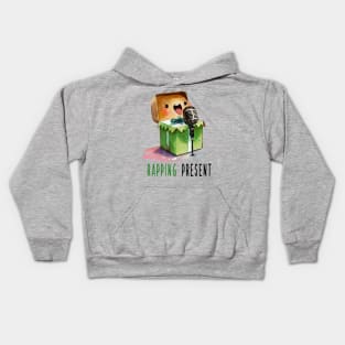 rapping present Kids Hoodie